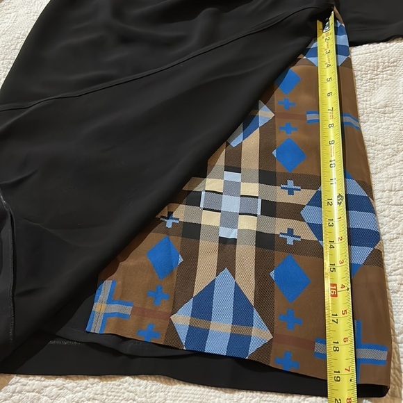 Burberry Aurora Ruched Long Sleeve Midi Dress. NWT. Size 4 - Picture 13 of 16